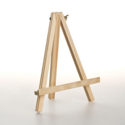 Best Price Wholesale Mini Canvas Display Stand Wooden Table Easel with Painting Canvas for Acrylic Paint