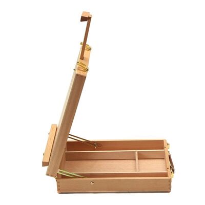Professional Artist Paint Easel Stand Wooden Portable Desktop Box Table Easel Sketch Box for Painting