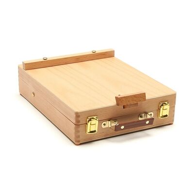 Professional Artist Paint Easel Stand Wooden Portable Desktop Box Table Easel Sketch Box for Painting