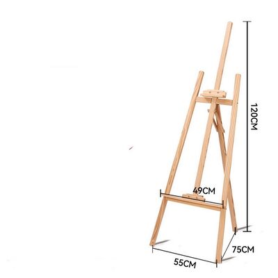 Wholesale 70 cm 90 cm 120 cm 150 cm Artwork Display Wooden Easel Stand Wooden Painting Easel