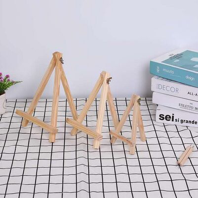 Kids Mini Easel and Art Canvas Set Canvas 10x10cm