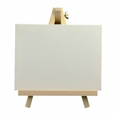 10x15cm Stretched Mini Canvas Painting Kit with Acrylic Paints and Brushes for Kids Pre-printed Canvas Print Painting