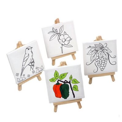 DIY Hand Painted 280g Pure Cotton 30*40cm Stretched Artist Oil Painting Canvas Frame for Acrylic Painting Canvas