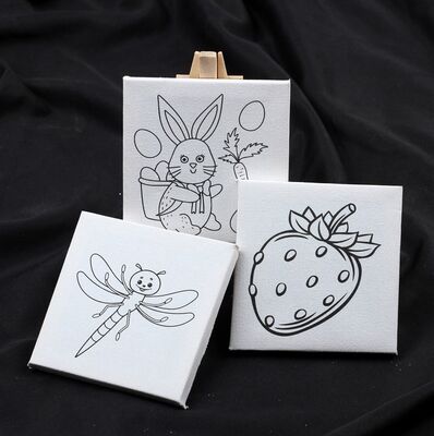 DIY Hand Painted 280g Pure Cotton 30*40cm Stretched Artist Oil Painting Canvas Frame for Acrylic Painting Canvas