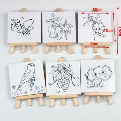 DIY Hand Painted 280g Pure Cotton 30*40cm Stretched Artist Oil Painting Canvas Frame for Acrylic Painting Canvas