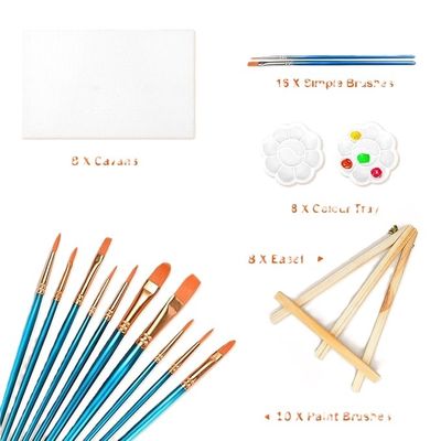 Des kits de peinture sur toile d'art sur mesure outils de peinture pour enfants