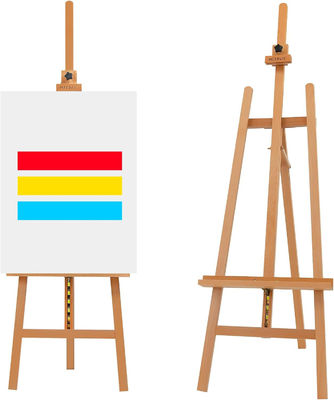 Adjustable Height Painting Wooden Display Easel Stand For Artist Beginners Students