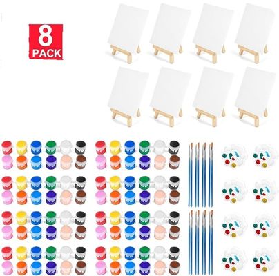 Ensemble de peinture et de peinture sur mesure avec 16 pinceaux de peinture