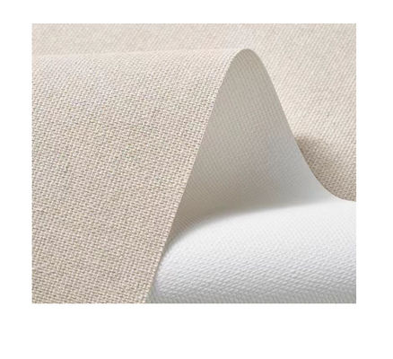 5.5 YardsX11 Inch Painting Canvas Roll , Gesso Primed Artist Canvas Roll Matte Finish