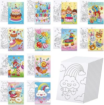 Panneaux de toile pré-imprimés kits de peinture contour pré-dessiné toile esquissée pour les débutants