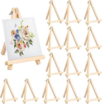 9.5 pouces de chevalet en bois naturel pour peindre, pliable Un chevalet en bois en forme d' art
