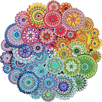 Un kit d' art au diamant personnalisé de 12 x 12 pouces.