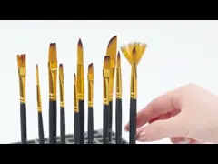Nylon Hair Acrylic Painting Art Brushes Set Artist Watercolor Face Paint Brush Set